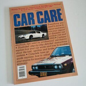 1980 Car Care Annual Magazine Weekend Mechanic Auto Repair Maintenance Import